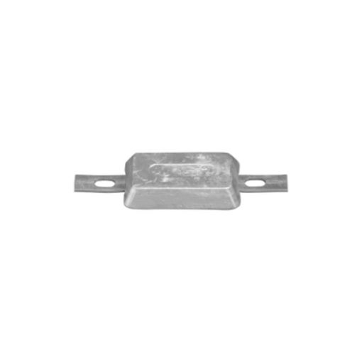 Immagine di 00388 Scandinavian type bolt-on anode 1,9kg in zinco