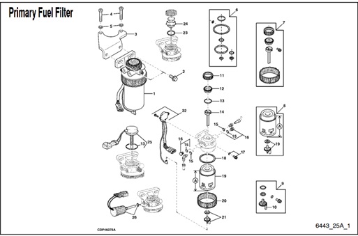 33EFOZDJ-8150-Primary-Fuel-Filter