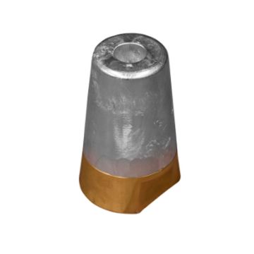 Immagine di 00410X/C Radice conical prop nut (with Brass plug) ) shaft Ø 22-25mm in zinco