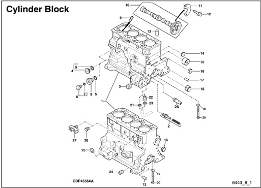 40EFOZDJ-4614-Cylinder-Block