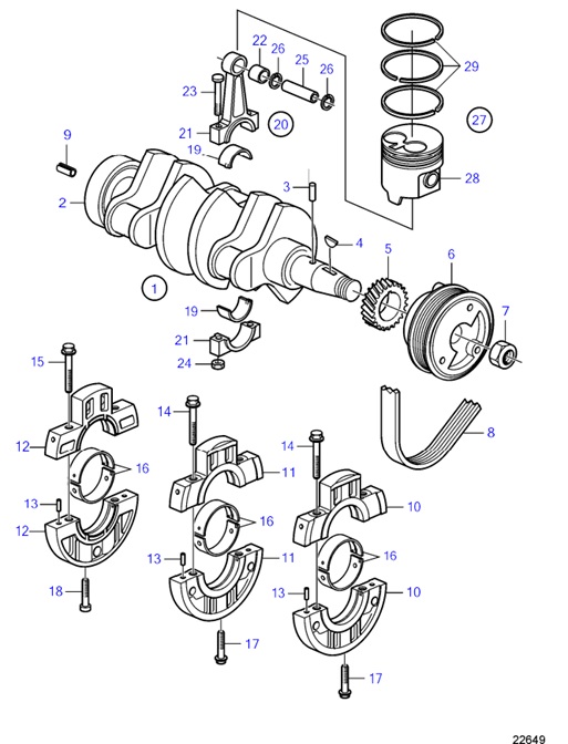 D1-30-54170759-Crank-Mechanism-D1-30,-D1-30B,-D1-30F
