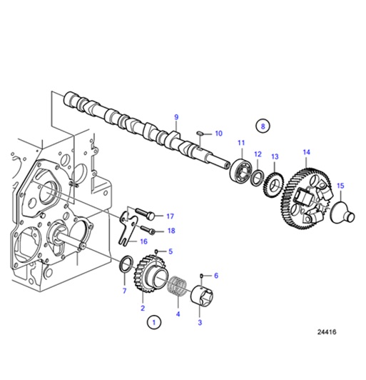 D1-30F-54160289-Camshaft-and-Gears-D1-30F