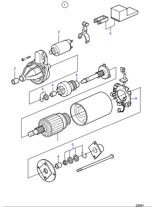 D1-30B-54170808-Starter-Motor,-Components-D1-30,-D1-30B,-D1-30F
