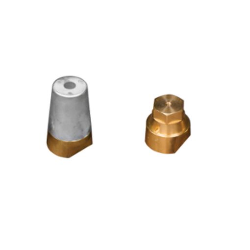 Immagine di 00411E/5 Radice out of standard exagonal prop nut (with Brass plug) thread 7/8''W