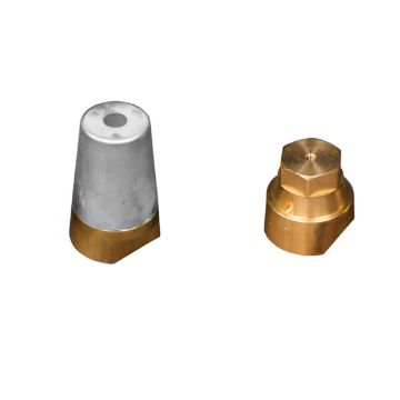 Immagine di 00414E/XC Radice out of standard exagonal prop nut (with Brass plug) hole 12 in zi