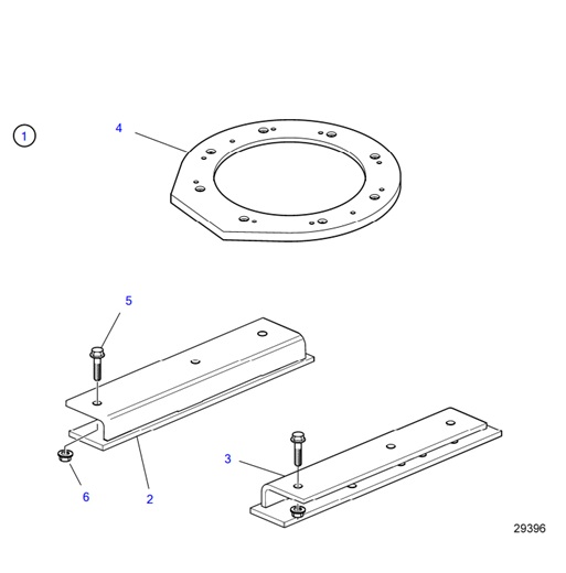 D2-40-54165095-Repowering-Kit-Yanmar-with-engine-bed-SD20/25-370mm-to-D1-13/20/30,-D2-40-D1-30F