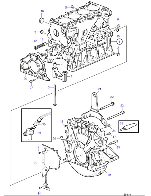 D4-180I-F-54162152-Cylinder-Block-and-Flywheel-Housing-D4-180I-F,-D4-225A-F,-D4-225I-F,-D4-260A-F,-D4-260D-F,-D4-260I-F,-D4-300A-F,-D4-300D-F,-D4-300I-F