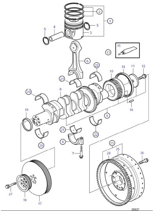 D4-180I-F-54162141-Crank-Mechanism-D4-180I-F,-D4-225A-F,-D4-225I-F,-D4-260A-F,-D4-260D-F,-D4-260I-F