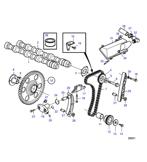 D4-180I-F-54162213-Camshaft-and-Camshaft-Chain-D4-180I-F,-D4-225A-F,-D4-225I-F,-D4-260A-F,-D4-260D-F,-D4-260I-F,-D4-300A-F,-D4-300D-F,-D4-300I-F