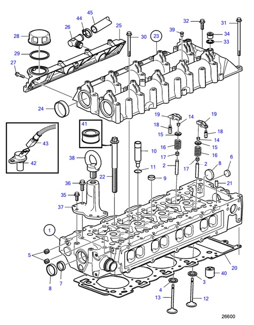 D4-300A-F-54162151-Cylinder-Head,-Exchange-D4-300A-F,-D4-300D-F,-D4-300I-F