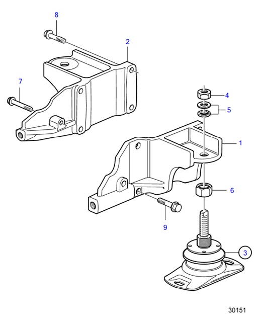 D4-225A-F-54162157-Engine-Suspension-D4-225A-F,-D4-260A-F,-D4-260D-F,-D4-300A-F,-D4-300D-F