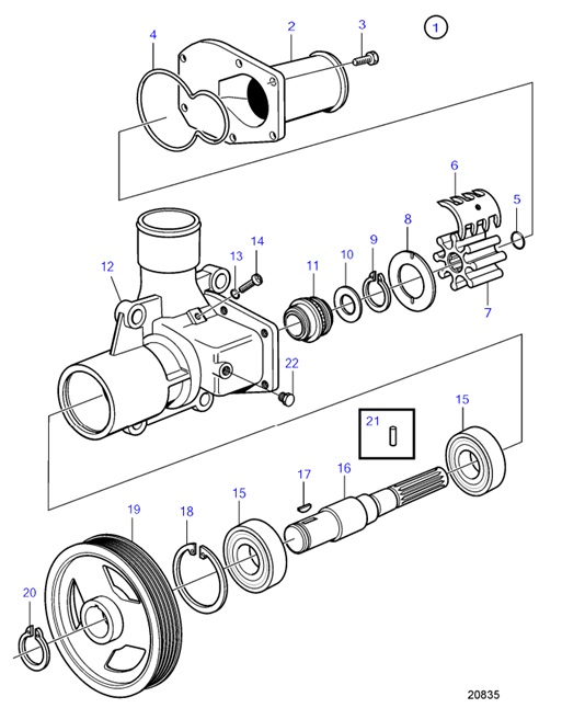 D4-180I-F-54162270-Sea-Water-Pump,-Components-D4-180I-F,-D4-225I-F,-D4-260I-F,-D4-300I-F