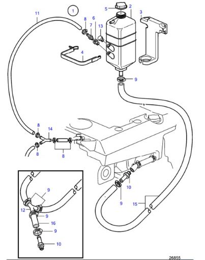 D6-370A-B 54162627 Extra Expansion Tank Kit - IMC