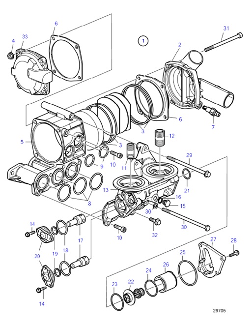 D4-180I-F-54163316-Oil-Cooler-for-Engine-with-Keel-Cooling-D4-180I-F,-D4-225I-F,-D4-260I-F,-D4-300I-F