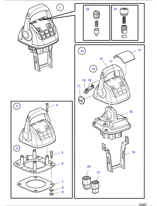 D4-180I-F-54164569-Electronic-Speed-Control,-Inboard,-Single-Installation-EVC-E2-D4-180I-F,-D4-225A-F,-D4-225I-F,-D4-260A-F,-D4-260I-F,-D4-300A-F,-D4-300I-F