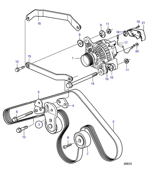 D4-180I-F-54162190-Alternator-with-Installation-Parts-D4-180I-F,-D4-225A-F,-D4-225I-F,-D4-260I-F,-D4-300I-F