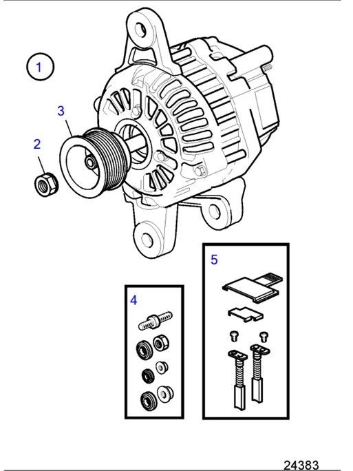 D4-180I-F-54163489-Alternator-14V-115A,-Components-D4-180I-F,-D4-225A-F,-D4-225I-F,-D4-260A-F,-D4-260D-F,-D4-260I-F,-D4-300A-F,-D4-300D-F,-D4-300I-F