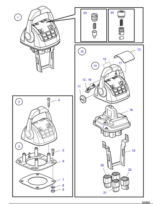 D4-180I-F-54164572-Electronic-Speed-Control,-Inboard/IPS,-Twin-Installation-EVC-E2-D4-180I-F,-D4-225A-F,-D4-225I-F,-D4-260A-F,-D4-260D-F,-D4-260I-F,-D4-300A-F,-D4-300D-F,-D4-300I-F