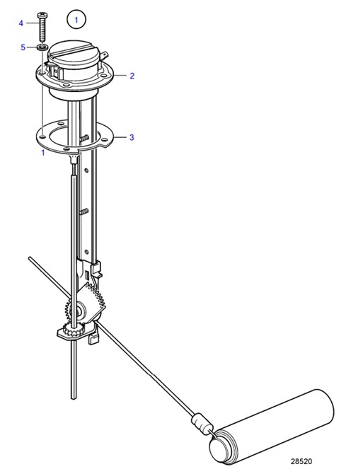 D4-225A-F-54165799-Tank-Meter-Kit-for-Fresh-Water-EVC-E4-D4-180I-F,-D4-225A-F,-D4-225I-F,-D4-260A-F,-D4-260D-F,-D4-260I-F,-D4-300A-F,-D4-300D-F,-D4-300I-F