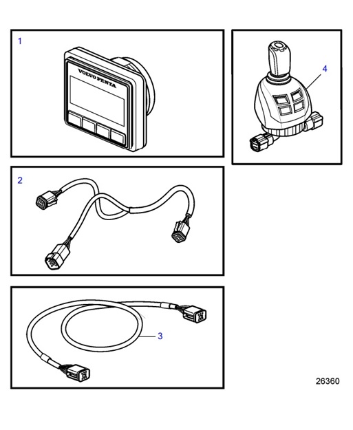 D4-225A-F-54162227-Docking-Station,-Sterndrive,-Twin-Installation,-EVC-E-D4-225A-F,-D4-260A-F,-D4-300A-F