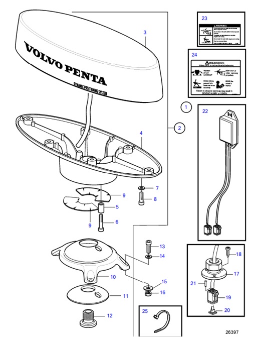 D4-260D-F-54160902-Antenna-for-Dynamic-Positioning-System-D4-260D-F,-D4-300D-F