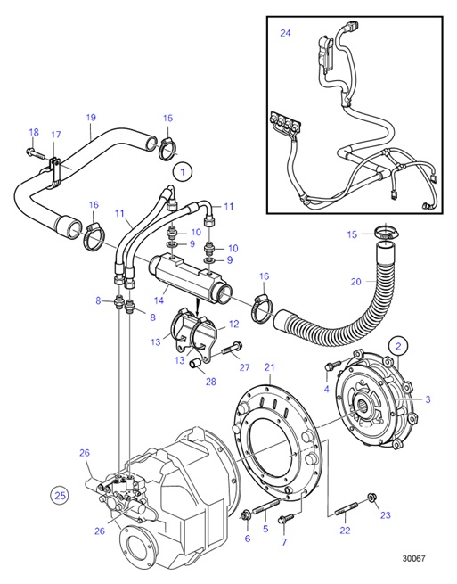 D4-300I-F-54162265-Connecting-Kit-Reverse-Gear-HS63AE-D4-300I-F