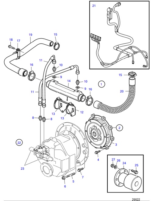 D4-300I-F-54162268-Connecting-Kit-Reverse-Gear-HS80AE-D4-300I-F