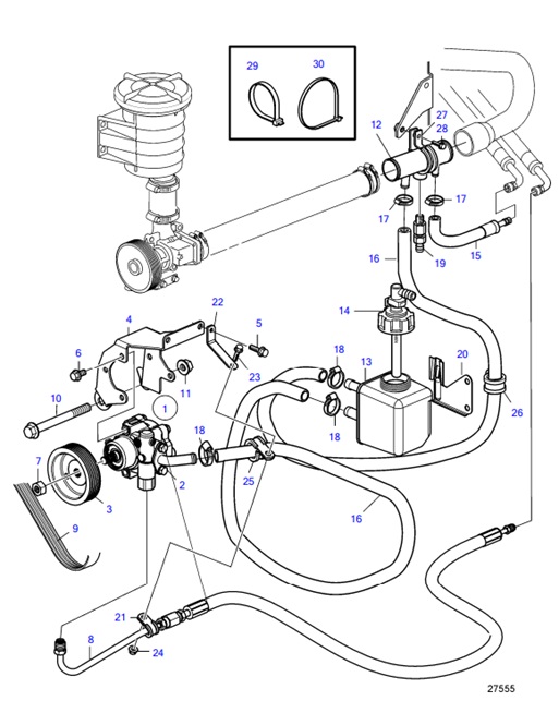 D4-180I-F-54161375-Power-Steering-Pump-Kit,-SN2004033424-D4-225A-F,-D4-225I-F,-D4-260A-F,-D4-260D-F,-D4-260I-F,-D4-300A-F,-D4-300D-F,-D4-300I-F