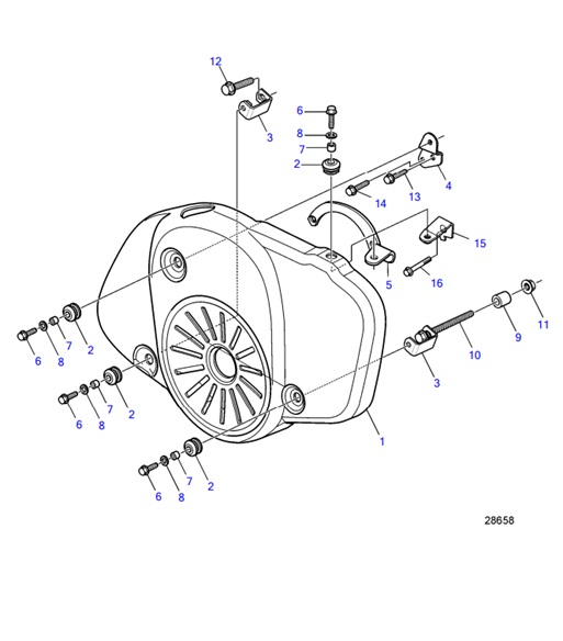 D4-180I-F-54162198-Belt-Guard-for-Engines-without-Compressor.-Extra-Equipment-D4-180I-F,-D4-225A-F,-D4-225I-F,-D4-260I-F,-D4-300I-F