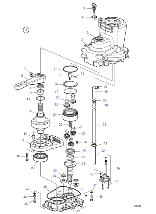 D4-180I-F-54164642-Electrical-Inboard-Steering,-Steering-Gear-EVC-E3-D4-180I-F,-D4-225A-F,-D4-225I-F,-D4-260A-F,-D4-260D-F,-D4-260I-F,-D4-300A-F,-D4-300D-F,-D4-300I-F