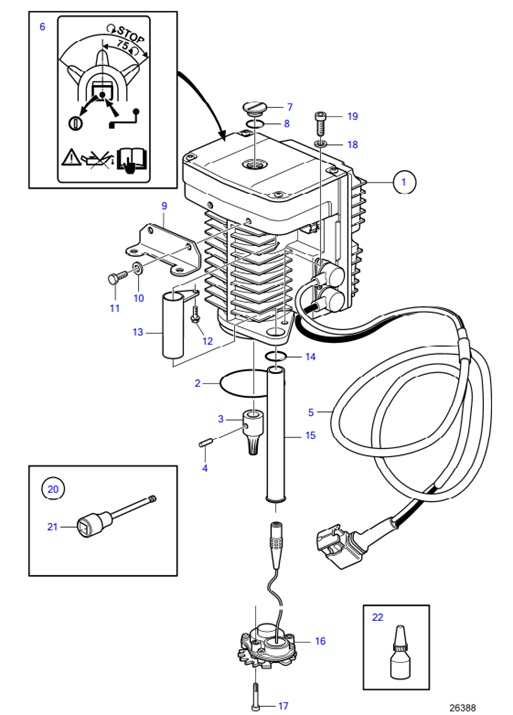 D4-260D-F-54162252-Steering-Motor-EVC-E-D4-260D-F,-D4-300D-F