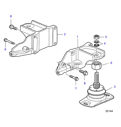 D6-280A-A-54160328-Engine-Mounting-D6-280A-A,-D6-280A-B,-D6-280A-C,-D6-280A-D,-D6-280A-E,-D6-300A-F,-D6-310A-A,-D6-310A-B,-D6-310A-C,-D6-310A-D,-D6-310A-E