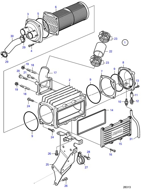 D6-280A-A-54169788-Charge-Air-Cooler