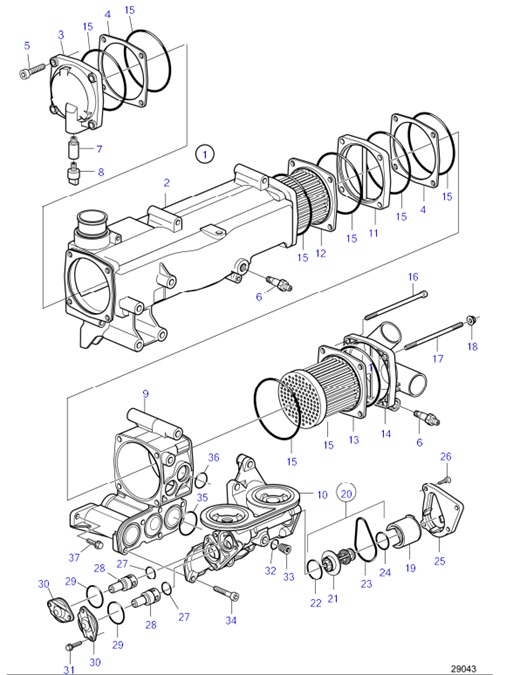 D6-280A-A-54169769-Heat-Exchanger,-Components-D6-280A-A,-D6-310A-A,-D6-350A-A,-D6-350A-B