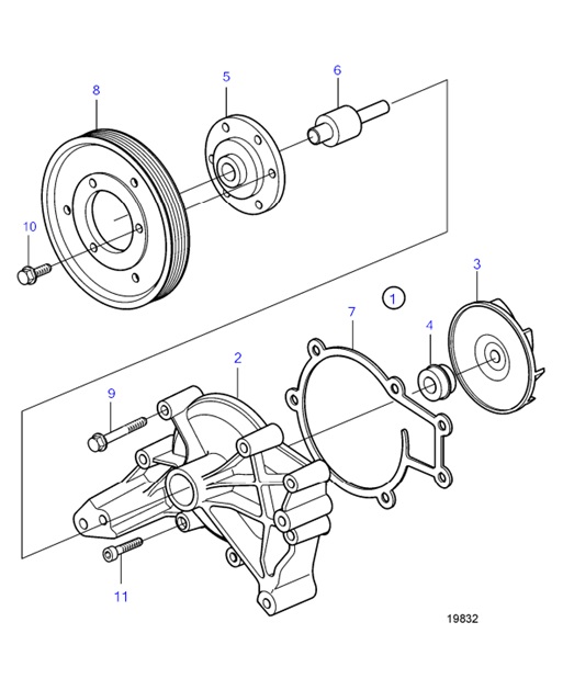 D6-280A-A-54170182-Water-Pump