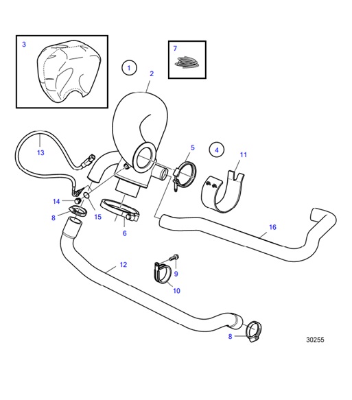 D6-300A-F-54165676-Exhaust-Riser-Kit,-AQ-D6-300A-F,-D6-330A-F,-D6-370A-F,-D6-400A-F