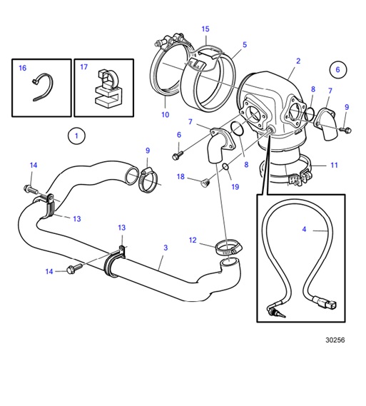 D6-300A-F-54162133-Exhaust-Pipe-Kit,-AQ-D6-300A-F,-D6-330A-F,-D6-370A-F,-D6-400A-F