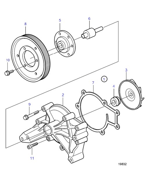 D6-300A-F-54162249-Water-Pump-D6-300A-F,-D6-330A-F,-D6-370A-F,-D6-400A-F