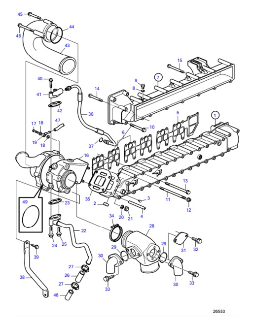 D6-310A-E-54169768-Turbo,-Induction-and-Exhaust-Manifold