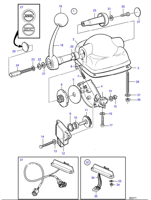 D6-370A-B-54170997-Control-for-Top-Installation-Single-with-Neutral-Switch