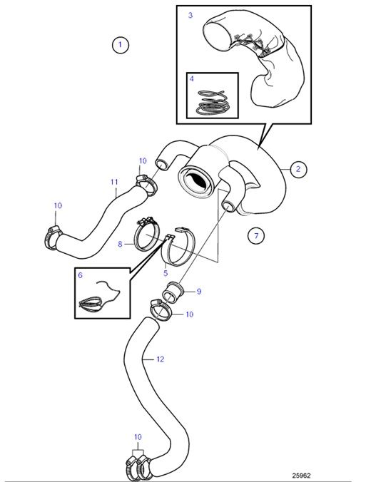 D6-400A-E-54161907-Exhaust-Riser-Kit,-IPS-D6-400A-E