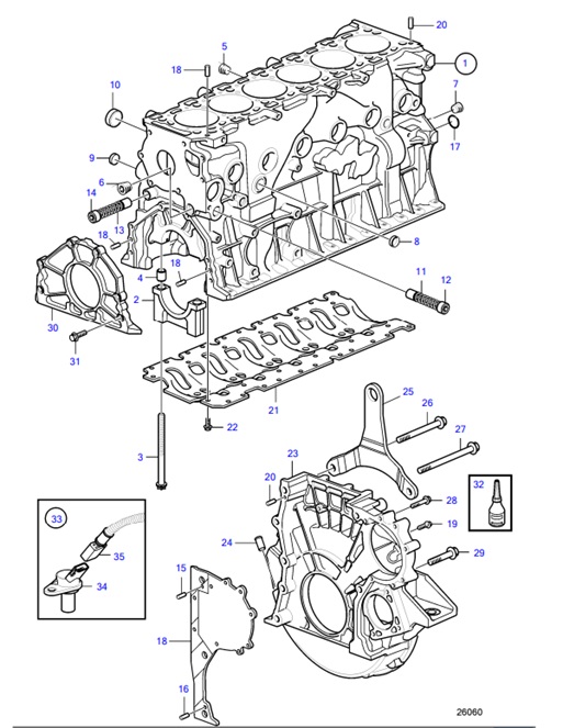 D6-400A-E-54169397-Cylinder-Block-and-Flywheel-Housing