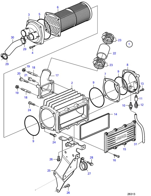 D6-280A-A-54164977-Charge-Air-Cooler