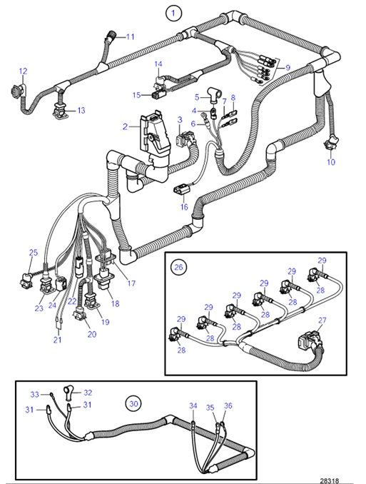 D6-350A-A-54160673-Electrical-System,-SN2006022155-D6-350A-A,-D6-350A-B,-D6-370A-B