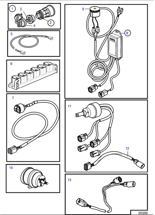 D6-310A-E-54161298-Main-Station,-Sterndrive,-Twin-Installation,-EVC-D