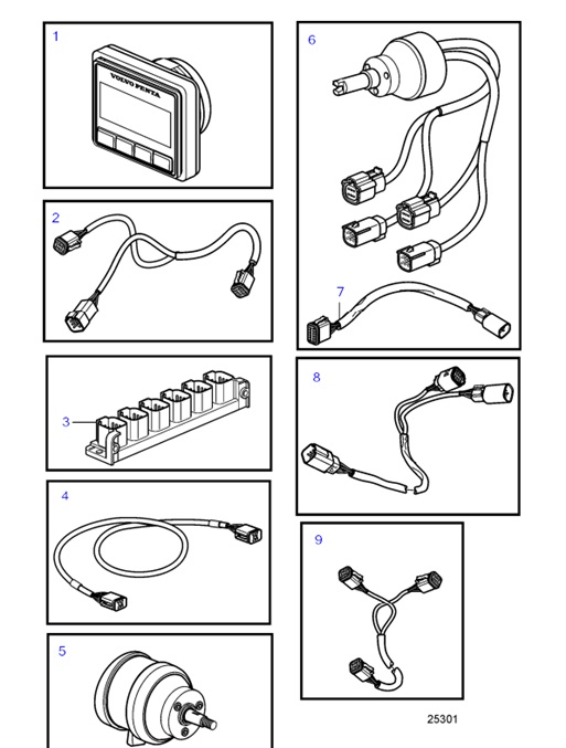 D6-310A-E-54161268-Secondary-Station-Twin-Electronic-Steering,-EVC-D