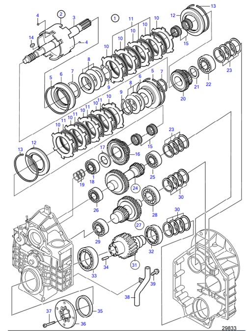 HS63IV-54161680-Reverse-Gear-HS63IV-A,-Components:-Ratio-2.48:1