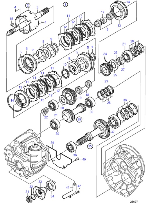 HS25A-B-54161613-Reverse-Gear-,-Components:-Ratio-2.29:1