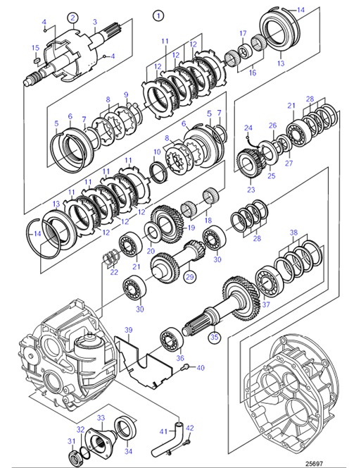 HS25A-B-54161614-Reverse-Gear,-Components:-Ratio-2.71:1