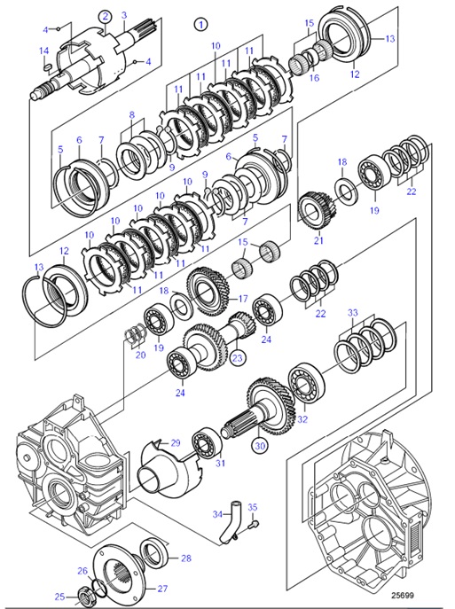 HS45AE-C-54161621-Reverse-Gear-Components:-Ratio-2.03:1